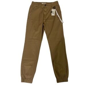 Refuge New With Tags Tan Relaxed Utility Joggers Pants With Chain Size Medium